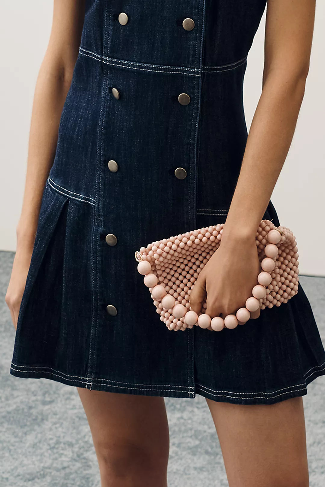 Mini Beaded Shoulder Bag