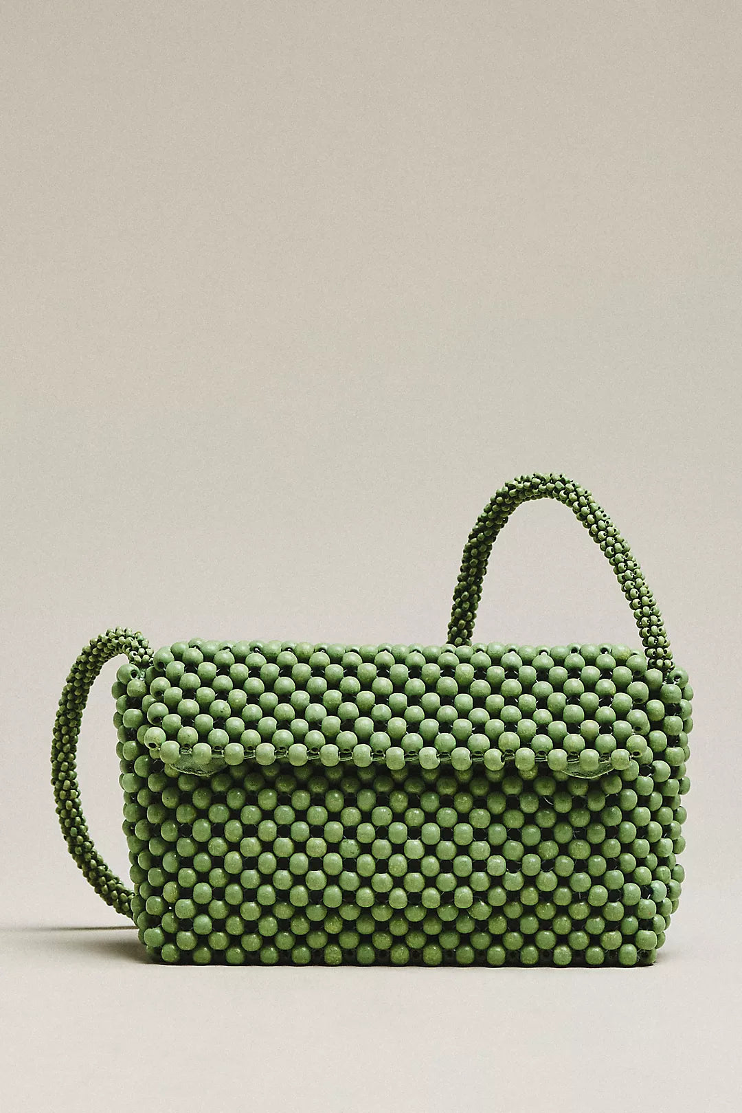 The Fiona Wood Beaded Shoulder Bag Maeve