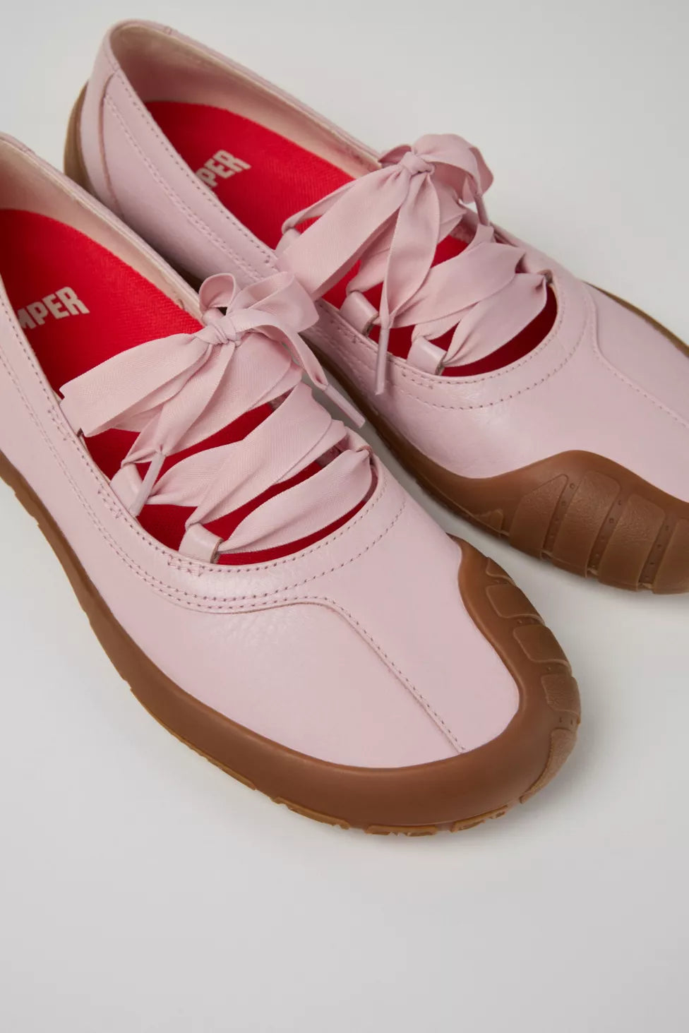 Camper Peu Path+ Leather Ballerina Sneaker