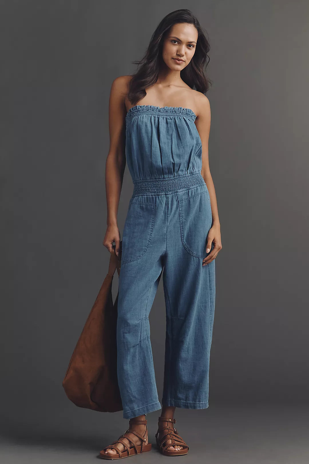 Strapless Jumpsuit Pilcro