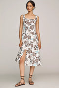 Cotton Square Neck Dress