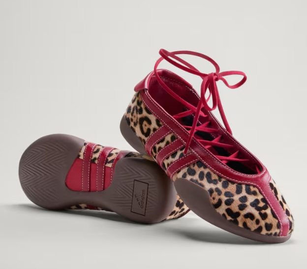 Zapatos Ballet de Cuero Suave con Cierre de Cordón