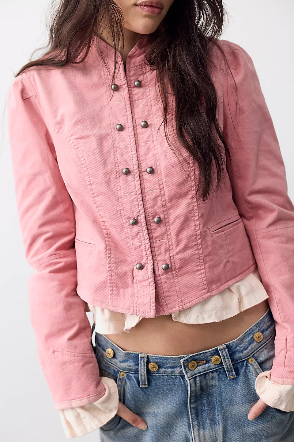Cloud Nine Ruffle Band Jacket